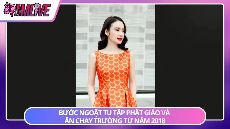 Khoảnh khắc ăn chay và tu tập thể hiện thay đổi trong lối sống