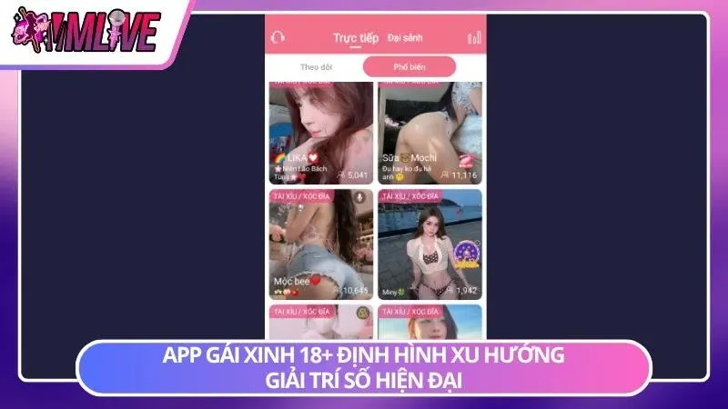 Trang chủ đề xuất đa dạng nội dung theo sở thích của từng người xem