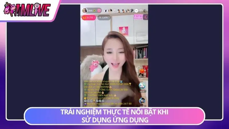 Người dùng dễ chuyển đổi giữa các phòng phát sóng chỉ với vài thao tác