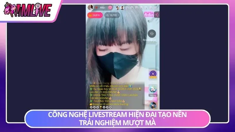 Hình ảnh truyền tải ổn định với chất lượng sắc nét trên nhiều thiết bị