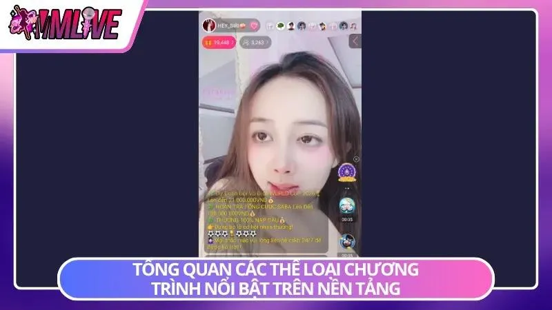 Danh mục giải trí đa dạng đáp ứng nhiều sở thích của người xem